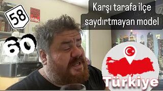 Karşı tarafa ilçe saydırtmayan model.