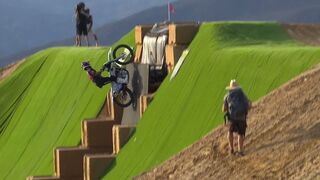 Colby Raha - 49 ft. MotoX QuarterPipe High Air | X Games 2022