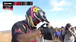 Colby Raha - 49 ft. MotoX QuarterPipe High Air | X Games 2022