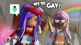 8 YEAR OLDS COME OUT AS GAY IN ROBLOX VOICE CHAT?! (DA HOOD)