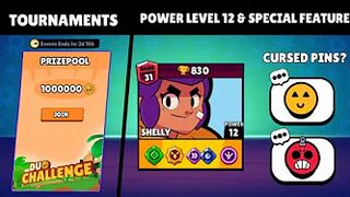 Power Level 12, Tournaments Prizes, Cursed Pins & More! Brawl Stars Ideas