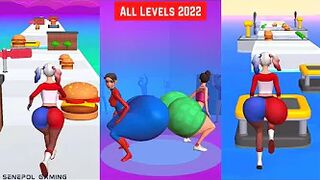 Twerk Race 3D All Levels, Gameplay Walkthrough - (Mobile Gameplay)