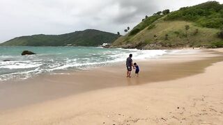 Very Bad Weather Yanui Beach Phuket Thailand July 2022