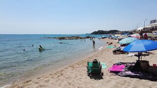 Lloret de Mar - Beach Walk tour Spain - Costa Brava - July 2022