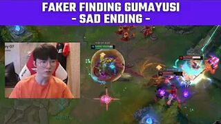 Faker finding Gumayusi (sad ending) ???? T1 Stream Moments | T1 cute moments