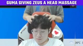 Gumayusi giving Zeus a head massage ????❤️❤️ | T1 Stream Moments | T1 cute momentsMô tả
