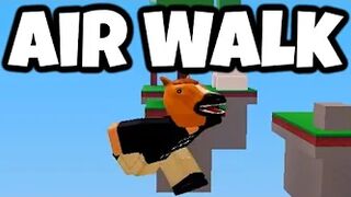 Devs Added AIR WALK ABILITY.. (Roblox Bedwars)