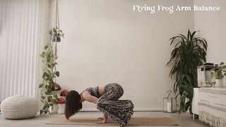 3 minute yoga flow - little luna