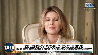 Zelensky's wife tells Piers Morgan she hopes challenge of Ukraine war will 'unite' couple