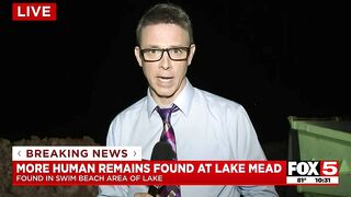 Human remains found at Lake Mead near Swim Beach