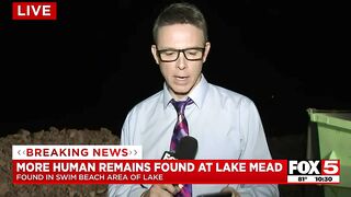 Human remains found at Lake Mead near Swim Beach