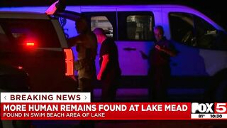 Human remains found at Lake Mead near Swim Beach