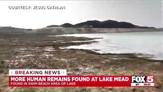 Human remains found at Lake Mead near Swim Beach