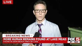 Human remains found at Lake Mead near Swim Beach