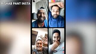 MS Dhoni, Rishabh Pant, Suryakumar yadav,Rohit sharma, yuzi chahal Instagram live today। Dhoni live