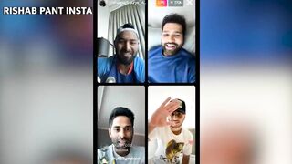 MS Dhoni, Rishabh Pant, Suryakumar yadav,Rohit sharma, yuzi chahal Instagram live today। Dhoni live