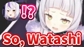 Shion reads the script and calls herself "Watashi" on a sponsored stream [Hololive/Eng sub]