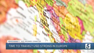 Time to travel? Exchange rate for euros is the best it's been in 20 years