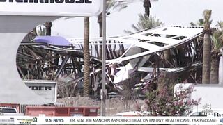 Clusters of storms travel down I-15 in Las Vegas