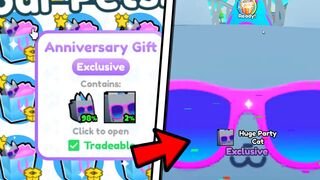 I Opened A Lot of *NEW* GIFTS in Pet Simulator X! ????