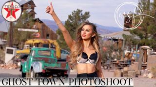 Model Photoshoot VLOG, Wild Set Free in Las Vegas Ghost Town | 4K