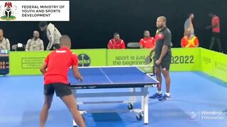 Jollof Derby at Commonwealth Games: Nigeria Aruna Quadri beats Ghana's Asante Emmanuel Men's Singles