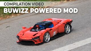 Official LEGO® Technic™ models modified and powered by BuWizz - Compilation