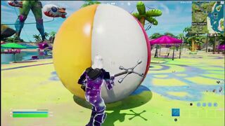 Kick a Beach Ball and kick a Giant Beach Ball Location - Fortnite