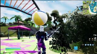 Kick a Beach Ball and kick a Giant Beach Ball Location - Fortnite