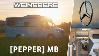 The WEINSBERG [PEPPER] MB models - Compact Motorhome for 2 or 4 People with Drop-Down Bed