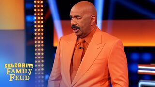 Nurse did what?? NSFW answer shocks Steve Harvey! | Celebrity Family Feud