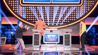 Your ex-wife drives what while you’re on the bus?? | Celebrity Family Feud