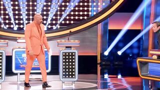 Your ex-wife drives what while you’re on the bus?? | Celebrity Family Feud