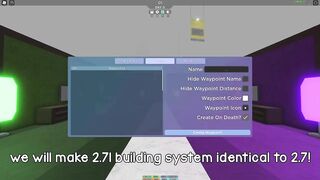 Roblox 3008: HOW TO MAKE BUILDING EASIER ON 2.71!