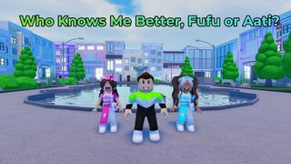 Who Knows ME Better AATI VS FUFU ???????? - Roblox Trend 2022 | HK Gamer Bros