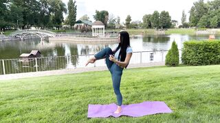 split exercises stretching. contortion training for gymnastics. yoga flexibility. part 6