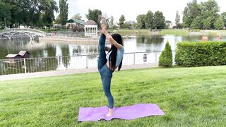 split exercises stretching. contortion training for gymnastics. yoga flexibility. part 6