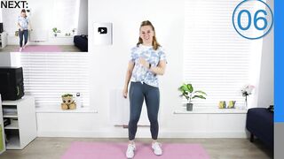 3 Minute Low Impact Walking Workout || DAY 3 Daily Walking Challenge for Beginners (± 300 steps)