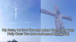 Fascinating Crucifix With Jesus Appears Above Florida Beach Surrounded In Heart! Reported Aug. 2022!