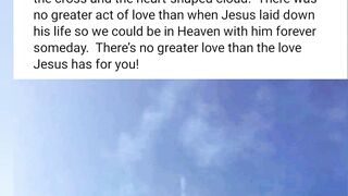 Fascinating Crucifix With Jesus Appears Above Florida Beach Surrounded In Heart! Reported Aug. 2022!