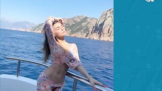 Belinda luce bikini en tonos pastel y causa furor en Instagram