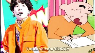 BTS Members Role As Anime Character SHIN CHAN Version That Fans Request To Me!