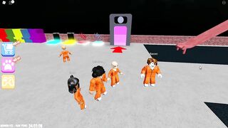 BOBBY, EMERALD, ZOEY, AND PABLO ESCAPE SIREN COPS PRISON PART 2 | Roblox Funny Moments