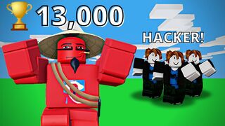 I GOT 13,000 WINS In Roblox Bedwars!