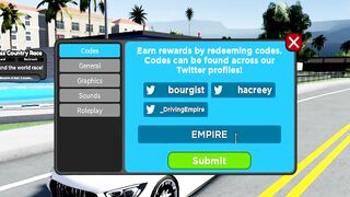 ALL NEW *LIMITED* OP DRIVING EMPIRE CODES! [2022] | Roblox Driving Empire Codes