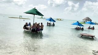 West Coast of Ambergris Caye and Secret Beach is open to the public