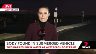 Man's body and two cars found in waters off West Beach | 7NEWS