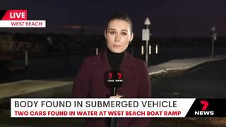 Man's body and two cars found in waters off West Beach | 7NEWS