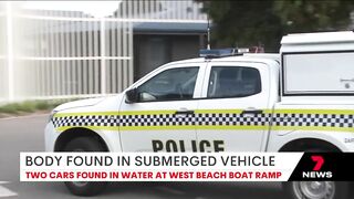 Man's body and two cars found in waters off West Beach | 7NEWS