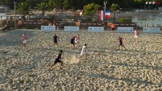 Beach Soccer : Croatie-France (2-14), les buts